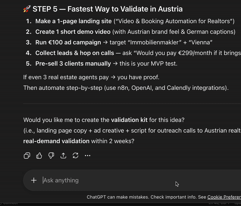 Template insertion demo